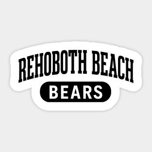 RBB Collegiate Style Logo (Black Lettering) Sticker